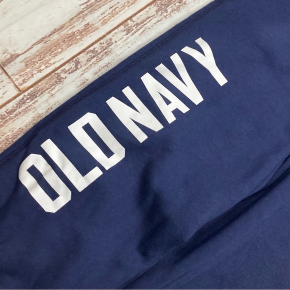 Old Navy Stretch Joggers Navy Blue & White Sz XL(14-16) - Picture 8 of 9